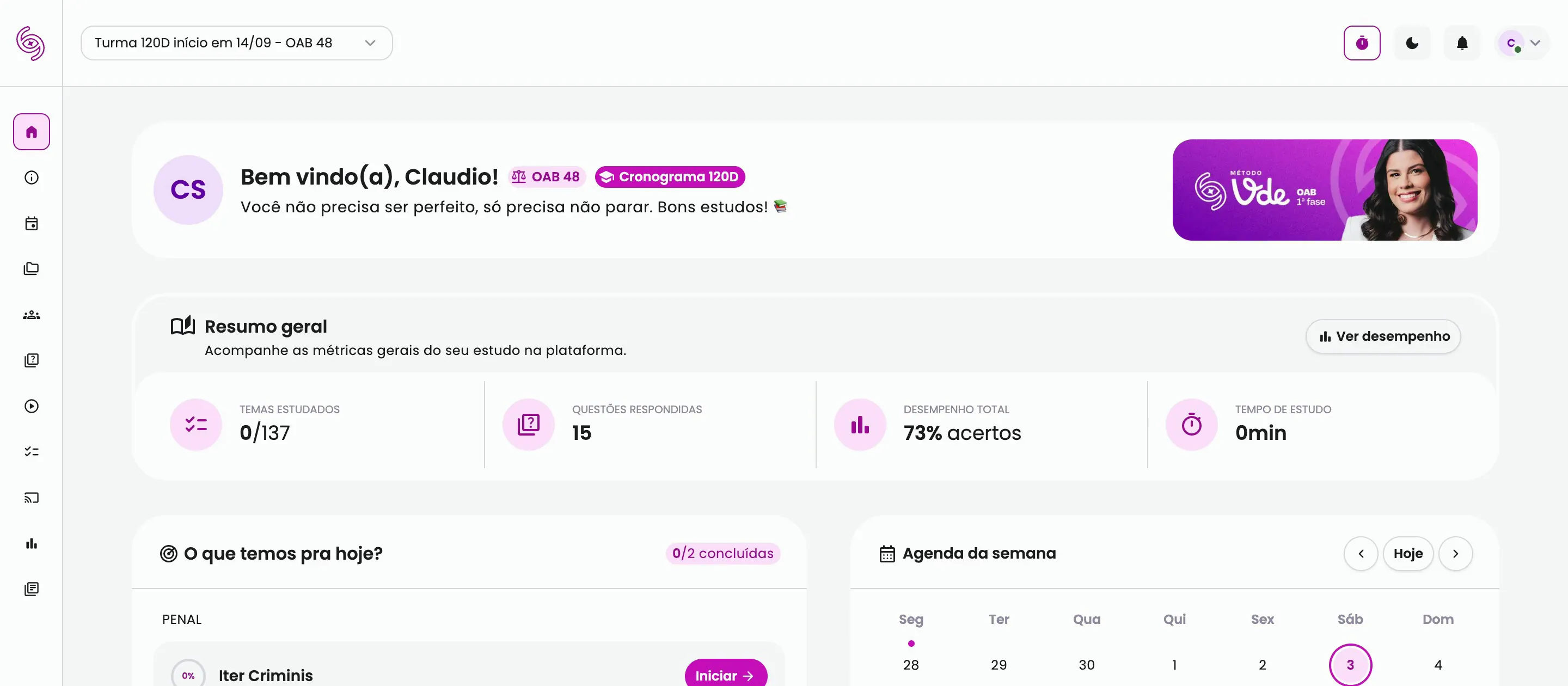 Conheça a Plataforma clicando na funcionalidade respectiva!